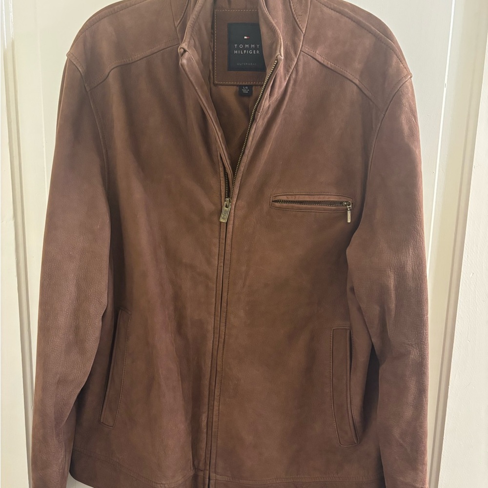 Tommy Hilfiger Brown Leather Jacket